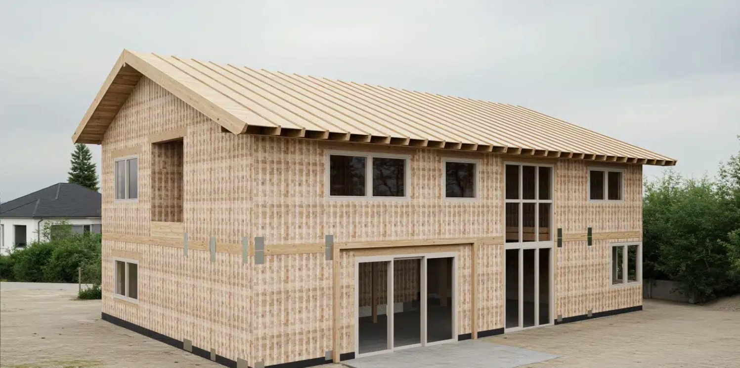 Solid wood structural walls